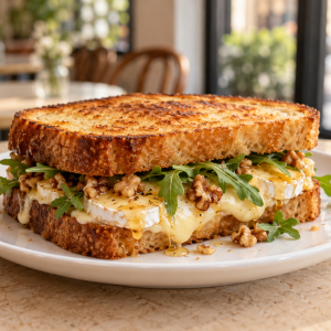Croque Chèvre et Miel