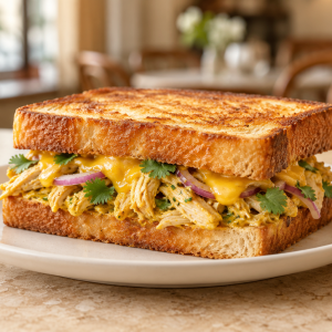 Croque Poulet Curry